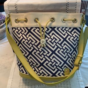 Spartina Haig Point Print Bucket Bag
